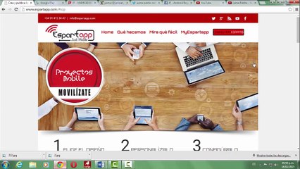 Espartapp - Crear una aplicación Android gratis