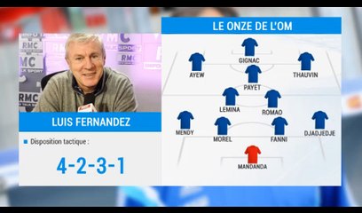 OM/PSG Les compos de Luis Fernandez