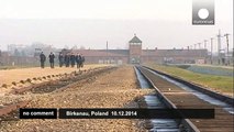 David Cameron pays homage to the victims of the Birkenau extermination camp - no comment