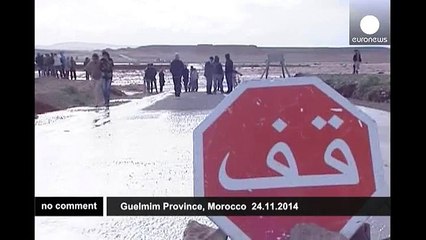 Deadly flash floods strike southern Morocco - no comment