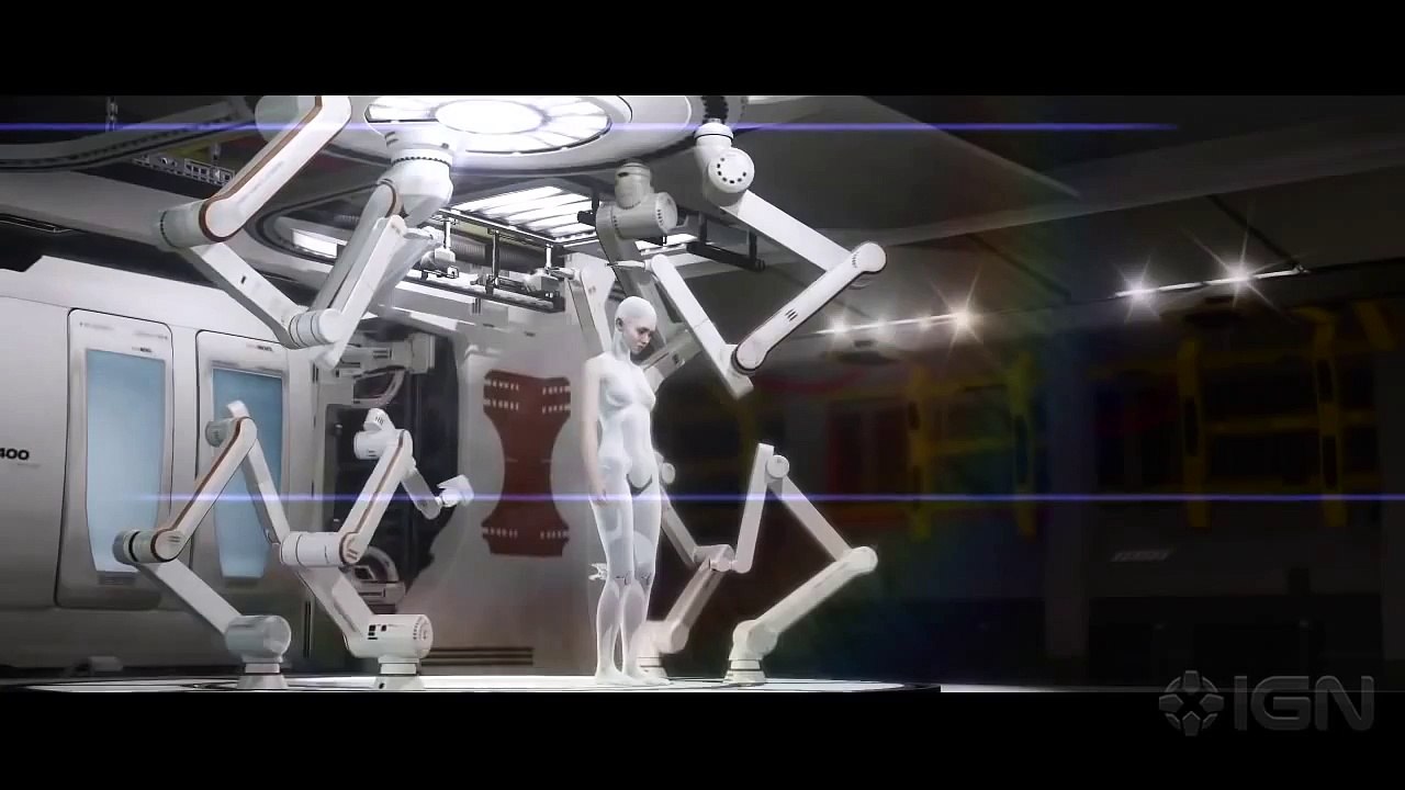 Beautiful Humanoid Robot With Artificial Intelligence [ 3D Animation ]