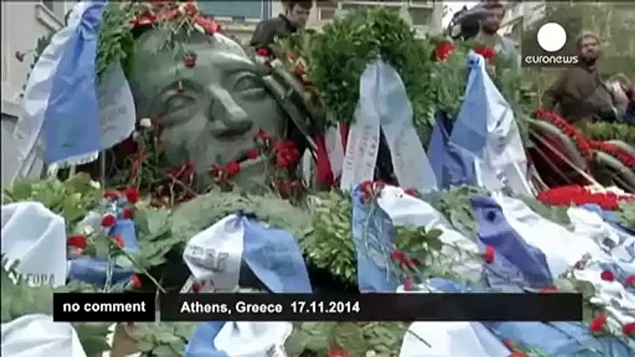 Greeks remember 1973 uprising anniversary - no comment