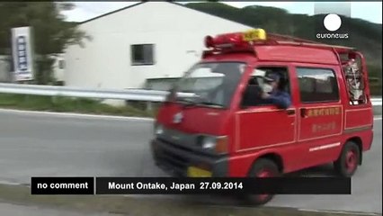 Japan - Volcano Ontake erupts sending a large plume of ash high into the sky - no comment