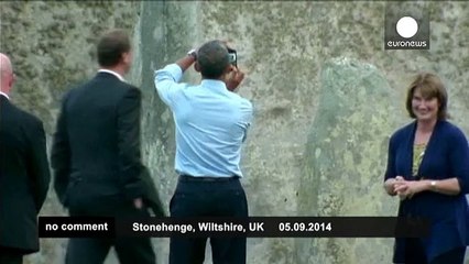 Obama swaps summit for stones during break in England - no comment