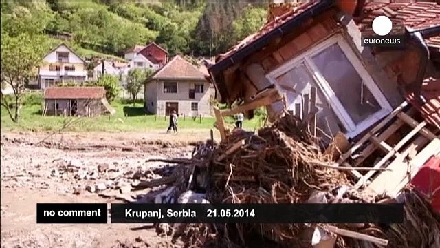 Krumpanj in Serbia devastated by flood damage - no comment