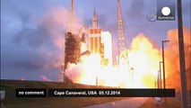 NASA launches new Orion spacecraft - no comment