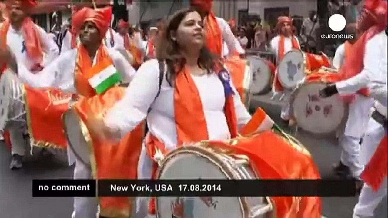 New York City celebrates annual India Day Parade - no comment