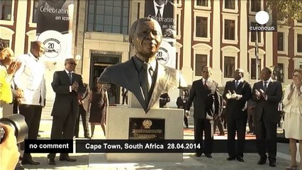 South Africa - Nelson Mandela gets a new statue - no comment