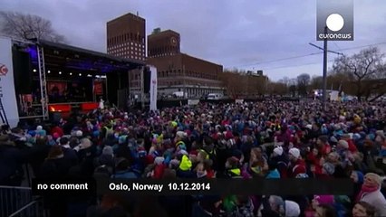 Oslo - Children concert in the honour of Nobel Prize winners - no comment