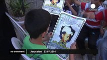 Palestinian demonstration clashes with Israeli police over boys death - no comment