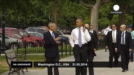 President Obama at National Mall in Washington DC - no comment