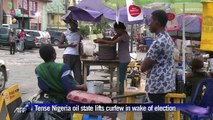 Tense Nigeria oil state lifts curfew after vote