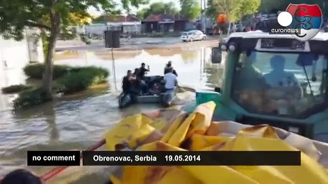 Recovery operations begin in flood-damaged Serbia - no comment
