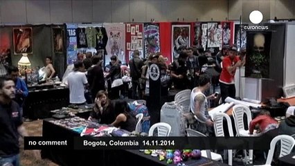 Tattoo artists leave their mark on Bogota - no comment