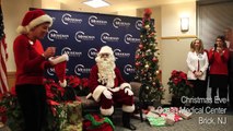 Soldier Dressed As Santa Surprises Mom (Nurse) At Hospital With Early Homecoming