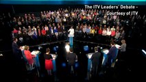 David Cameron heckled during TV debate