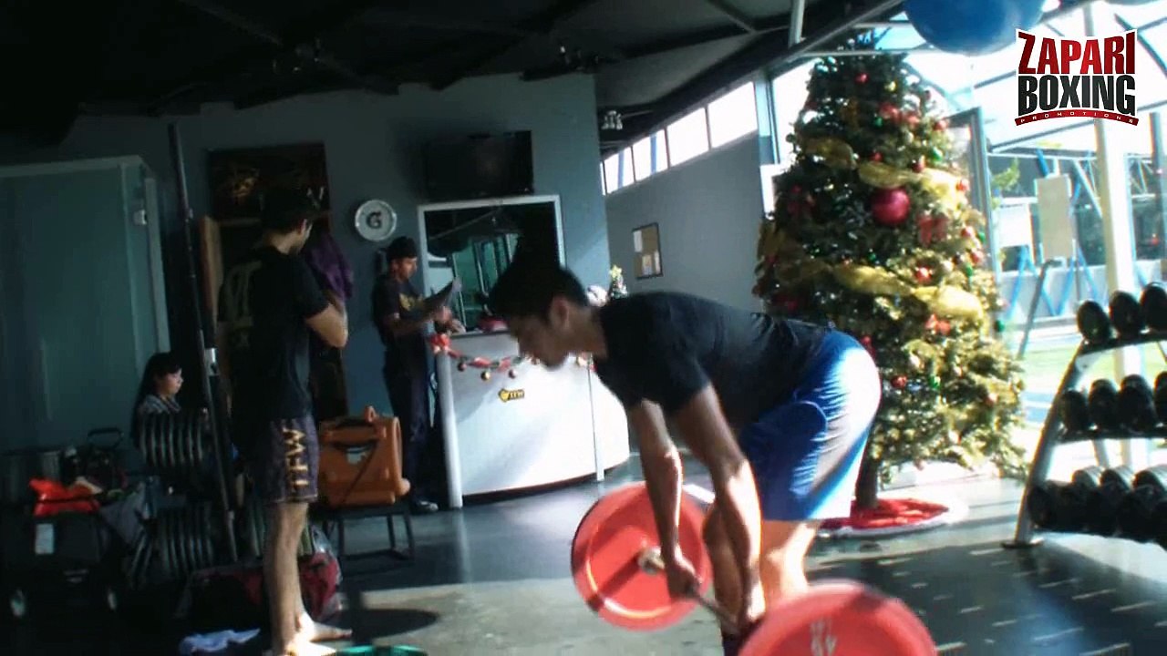 Zurdo Ramírez en Mazatlán Combat Club: Levantamiento de pesas 02