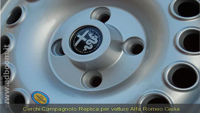 TORINO, SCARMAGNO LINEA CERCHI CAMPAGNOLO C40 E C47 ALFA ROMEO GIULIA GT  EURO 220 - Video Dailymotion