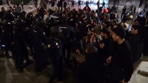 La manifestación contra la detención de anarquistas se salda con cargas policiales