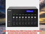 QNAP 8TB Desktop Class HDD 8bay home SOHO NAS for personal cloud and multimedia experience