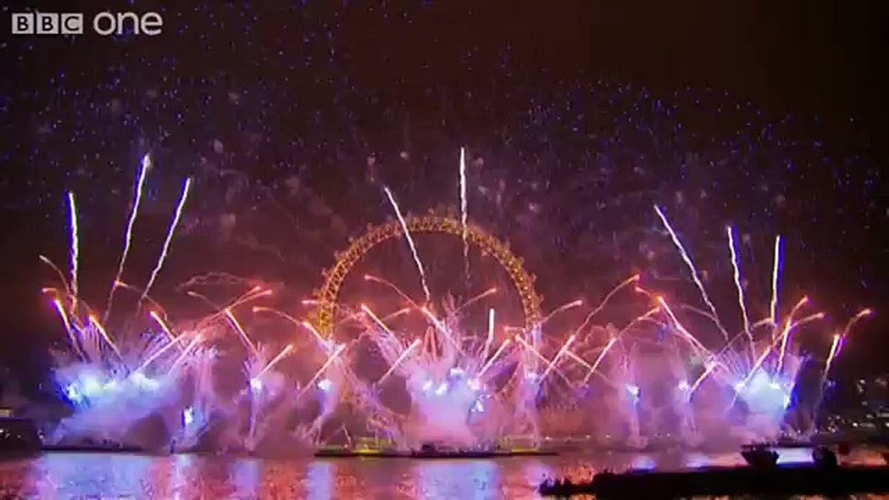 London Fireworks on New Year's Day 2011 - New Year Live - BBC One
