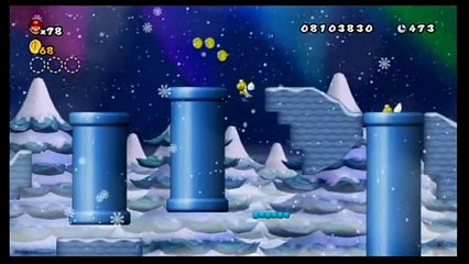 Newer Super Mario Bros Wii 100%: World 9 - Bonus Land