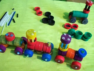 Como Fazer Trenzinho de Tampa pet. Como Tapa Cart