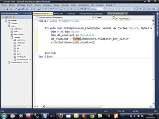 exemple complet crystal report FOR VISUAL STUDIO