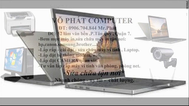 sửa máy tính laptop tận nơi quận 7 phú mỹ hưng ( 0906704844 phát)