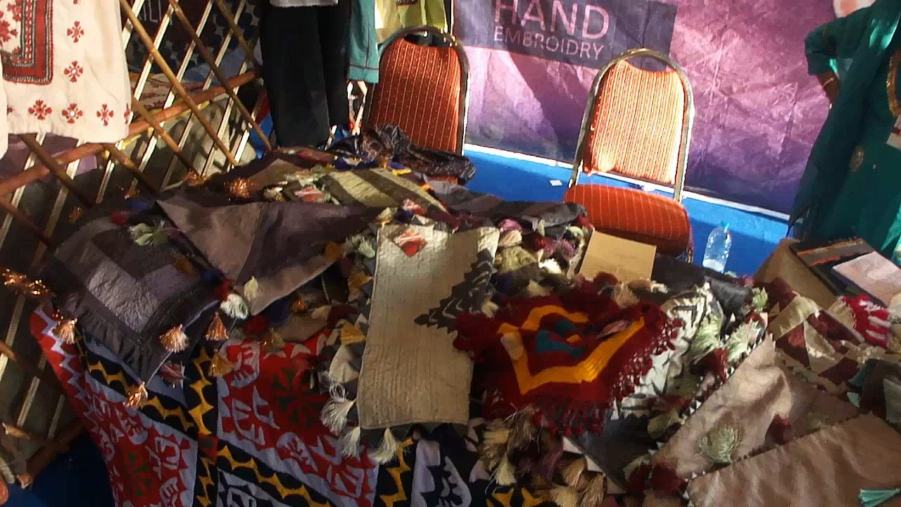 150 women artisans stalls: AHAN Embellished Textile Exhibition Reviving HOPE Mar 18-20 2011 Expo Center Lahore Pakistan