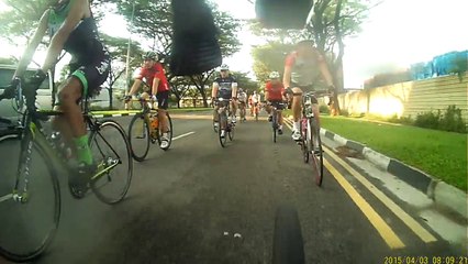 Aggressive dog dash across the road, hit Sarah bike and cause her to fall