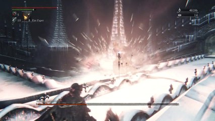 Martyr Logarius Bloodborne boss fight. Crown of Illusions