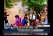 Loreto: Colapsó la carretera Iquitos-Nauta por crecida del río Itaya