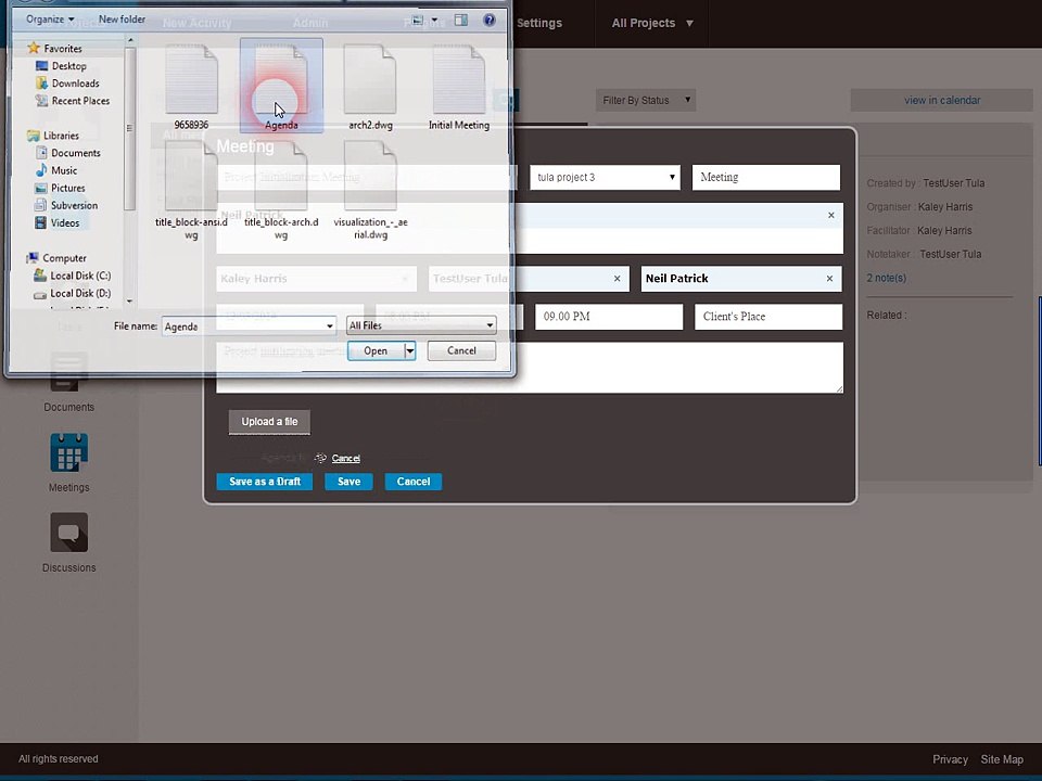 Meetings Scheduler | Tula Projects