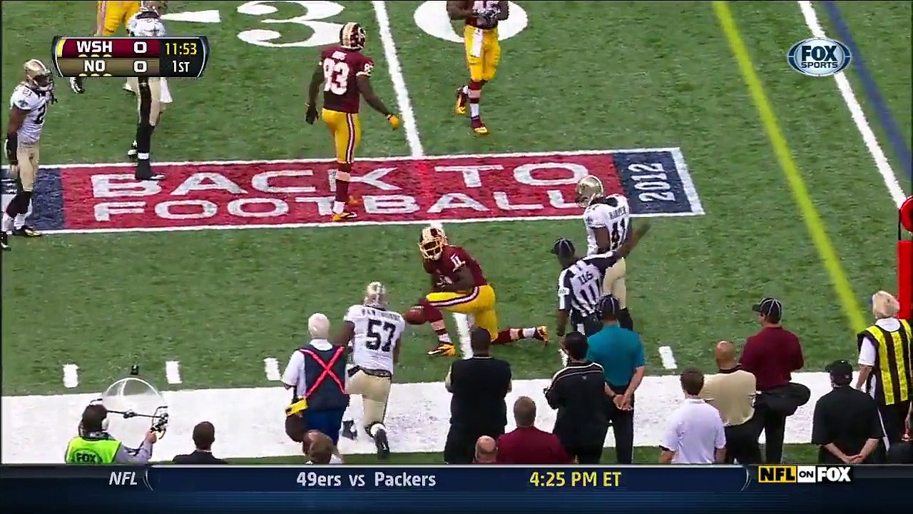 NFL 2012-13 W01 Washington Redskins vs New Orleans Saints CG