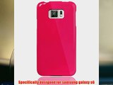 IDACA Silicone Jelly Shell Smooth Skin Slim TPU Case Cover for Samsung Galaxy S6 Rose