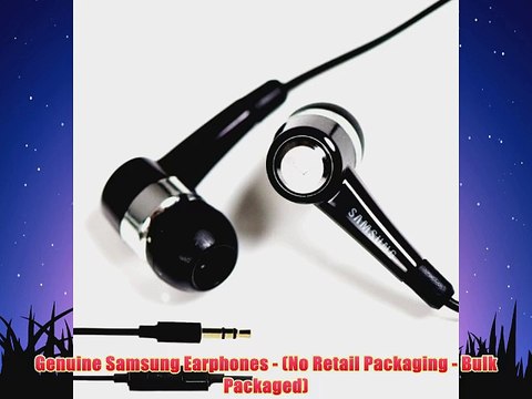 Magic Global Gadgets BLACK Genuine Samsung Headset Handsfree Headphone Earphone With Volume Control For Samsung Galaxy S