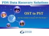 Convert OST to PST File