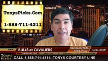 Cleveland Cavaliers vs. Chicago Bulls Free Pick Prediction NBA Pro Basketball Odds Preview 4-5-2015