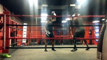 Billy Parker Boxing Workout with Brandon Mickens at Combat Sports Center