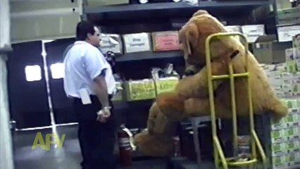 Giant Teddy Bear Prank