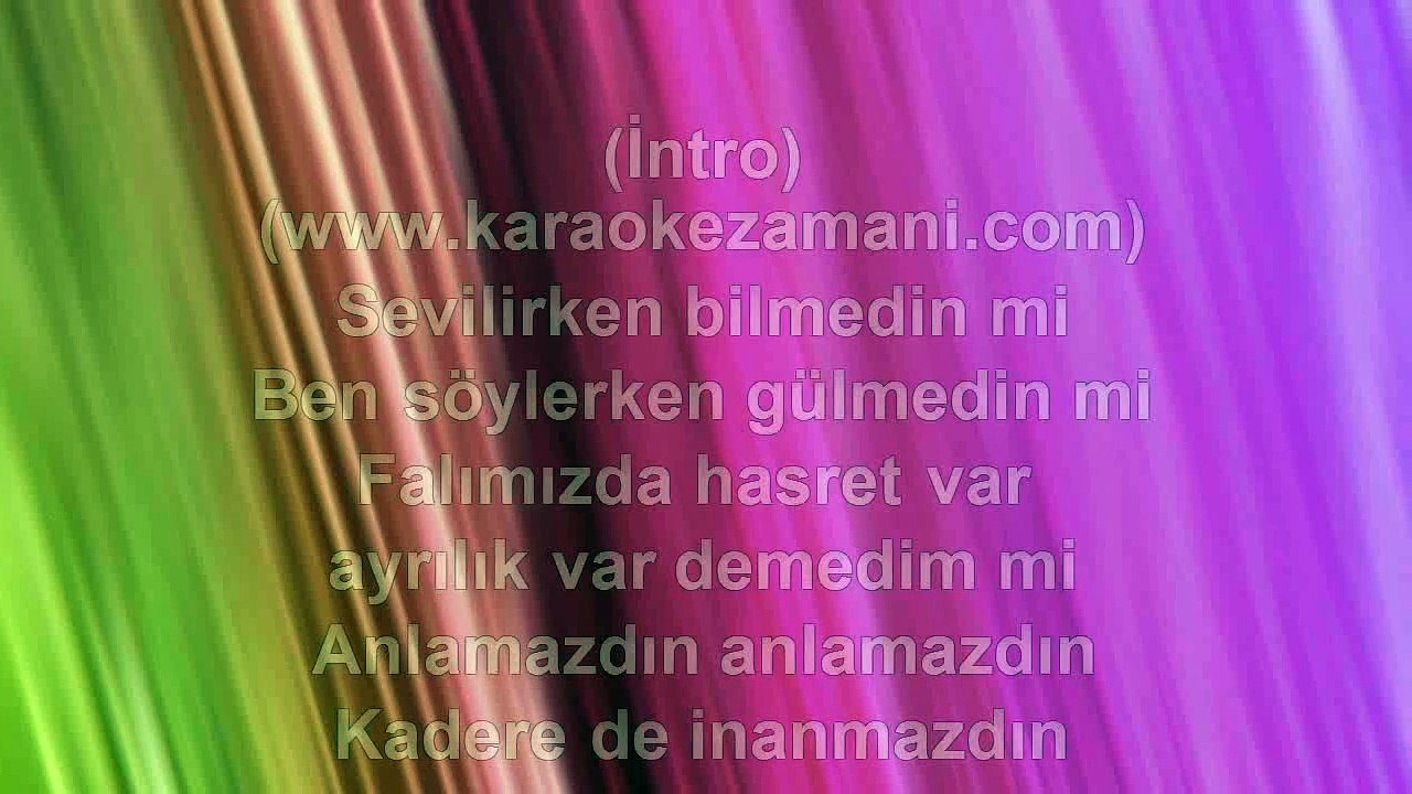 Ayla Dikmen - Anlamazdın - 1976 TÜRKÇE KARAOKE