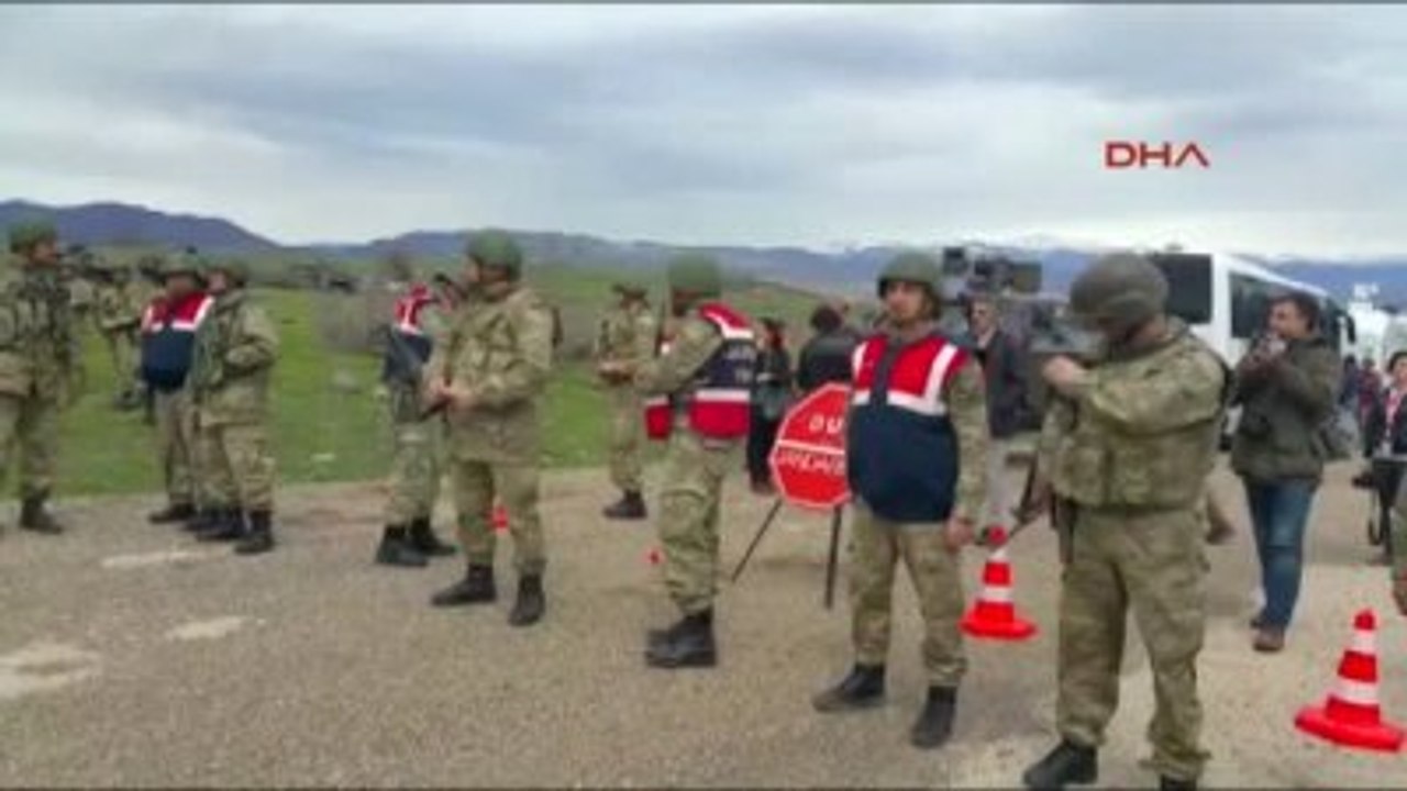 Tunceli Dhkp-C'li Kalsen, Tunceli'de Toprağa Verilecek-2 Mezarlığın Girişinde Güvenlik Önlemleri...