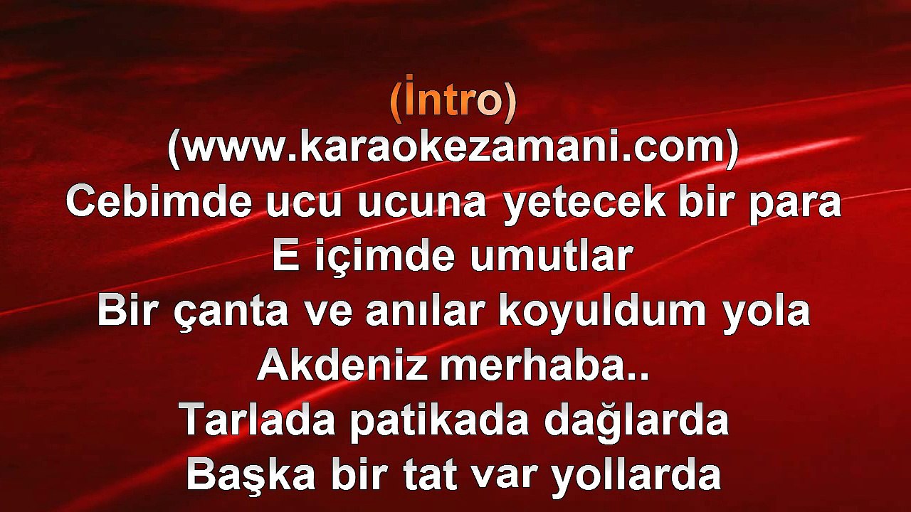 Ayna - Akdeniz - 1998 TÜRKÇE KARAOKE