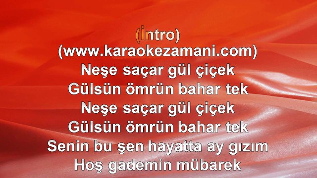 Ayna - Arzu Kızım - 1998 TÜRKÇE KARAOKE