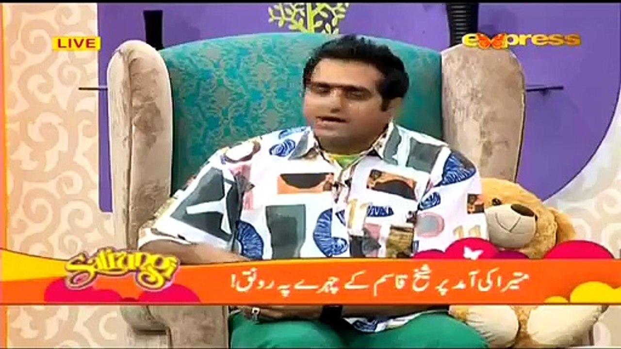 Sheikh Qasim Doing Vulgar Talk With Mathira In Live Show