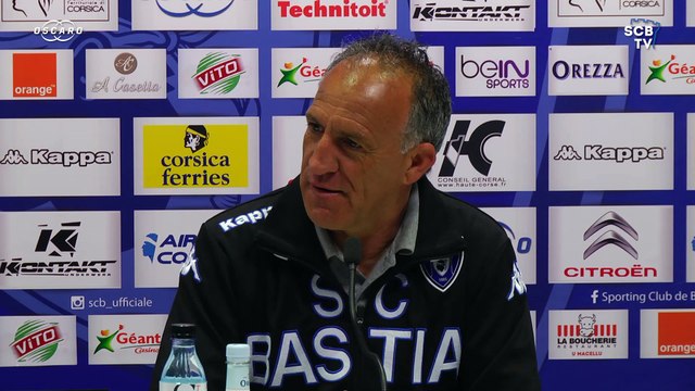 Montpellier-Bastia : Conf. d'avant-match de G. Printant