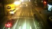 Chine : des passants soulèvent un camion pour aider un conducteur de deux-roues accidenté