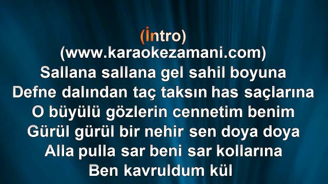 Ayna - Sallana Sallana - 2011 TÜRKÇE KARAOKE