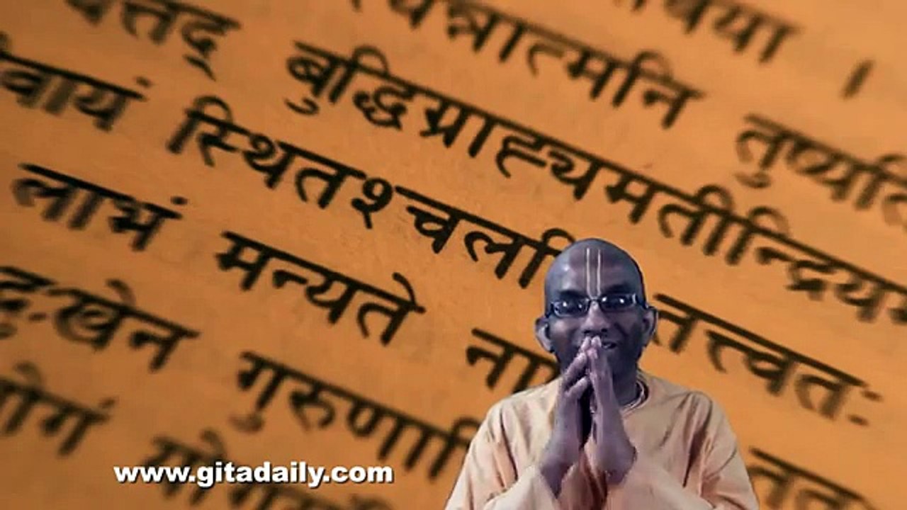 Scripture makes our sight right by Chaitanya Charan Das Based on Bhagavad Gita Chapter 15